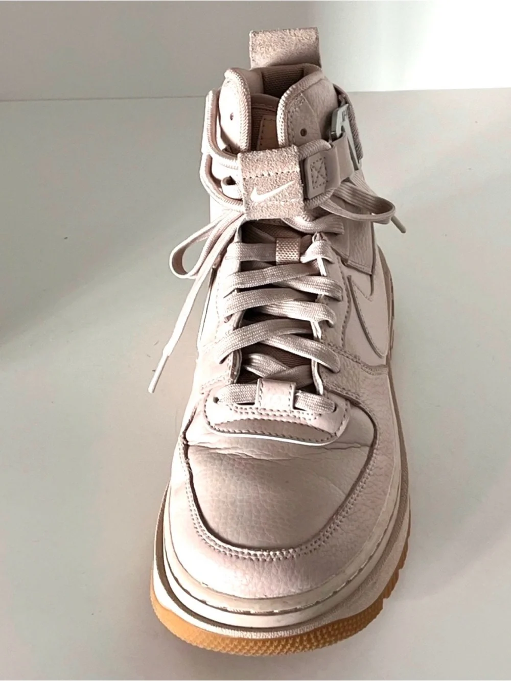 Nike Air Force 1 High Utility 2.0 Arctic Pink Gum Sneaker Boots Women's 8.5